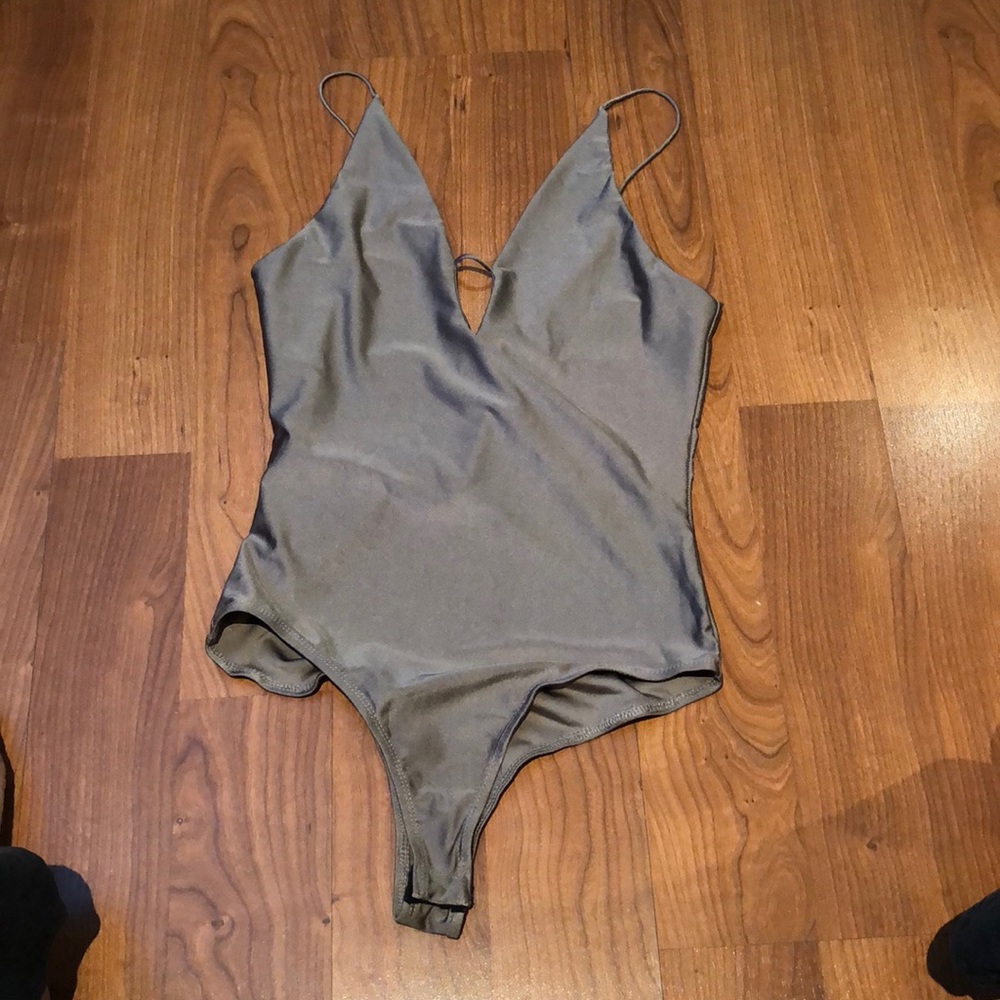 Shimmery tan bodysuit from Pacsun